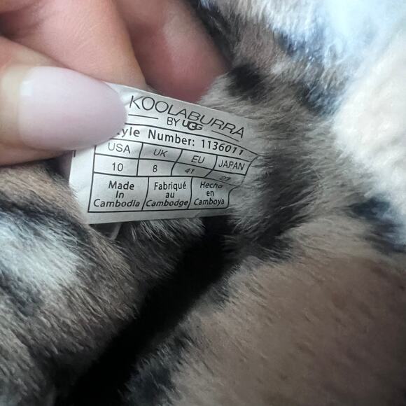 Koolaburra by UGG Women’s Size 10 Brown Suede Faux Fur Winter Boots Zip Up - Picture 7 of 9